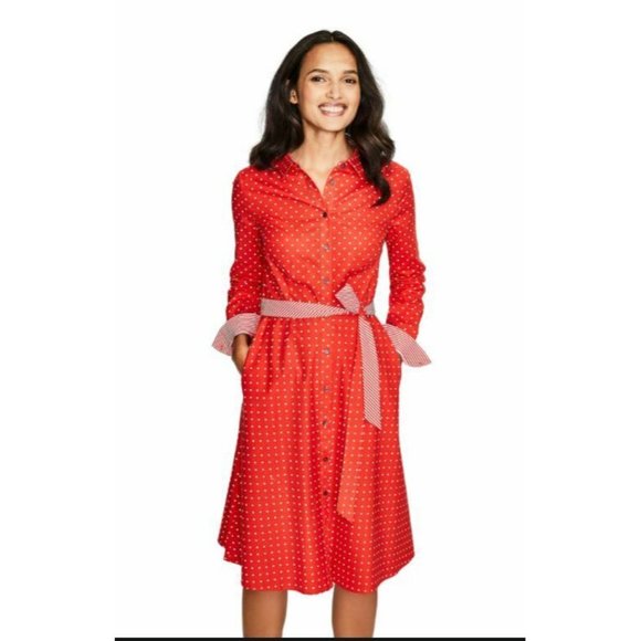 boden clover shirt dress